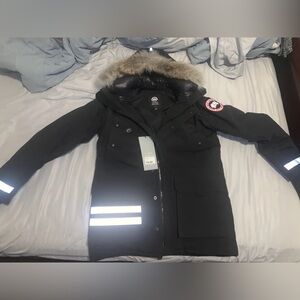 Canada Goose Erickson Parka Fusion, color 61-Black-Noir (Size Large)